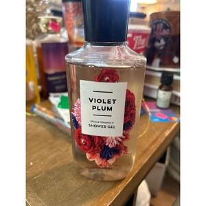 Bath & Body Works Violet Plum Shower Gel Shea Vitamin E Rare